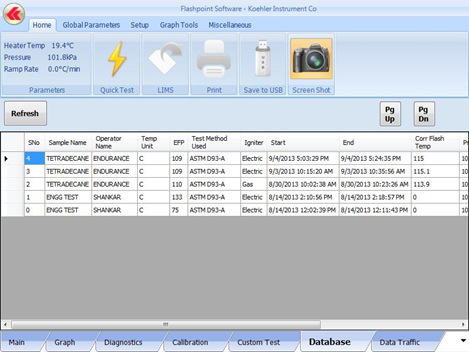 K71000 Automatic Pensky Martens Closed Cup Flash Point Tester Screen shot 6