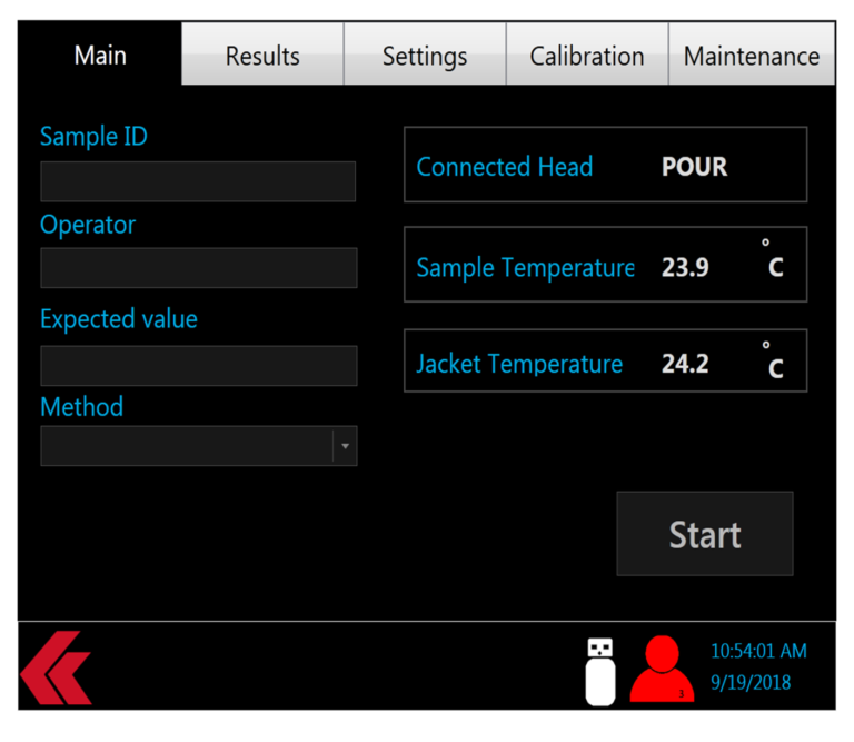 K77000 K77001 Automated Cloud and Pour Point Analyser Screen shot 1